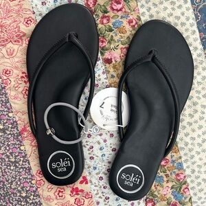 Solei Sea Vivie Black Women's Sandals